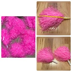 Cheer(set of 10)Pom Poms, Cheerleading, Birthday, Parties,Sports, 20poms NEW